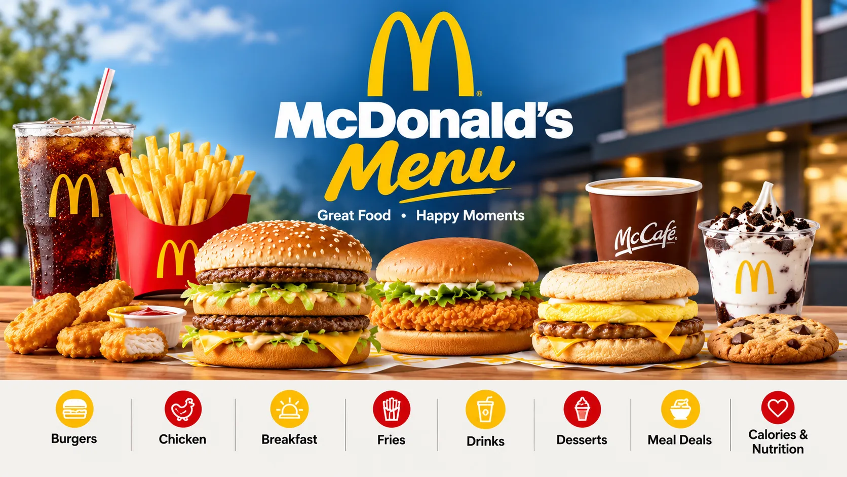 McDonald's menu with 2026 prices,